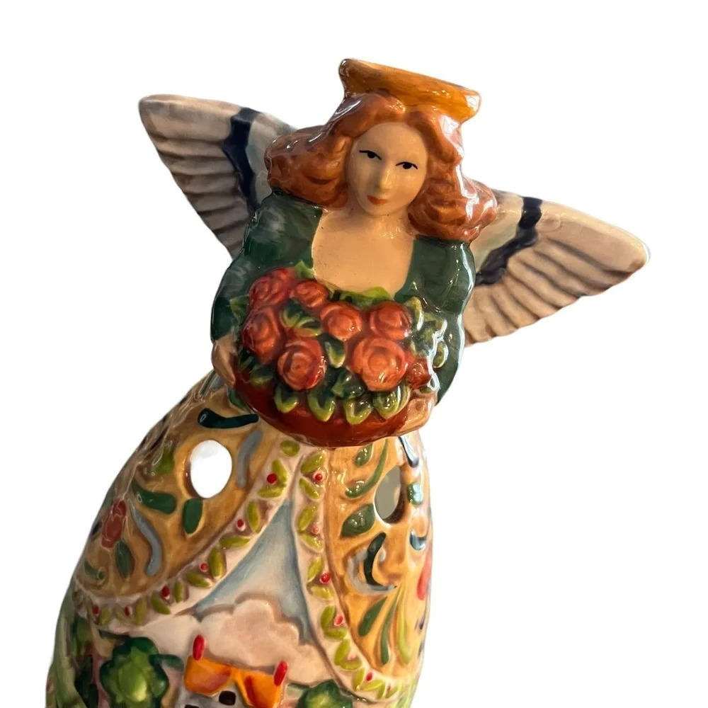 Jim Shore Spring Angel Votive Holder - Picture 5 of 9